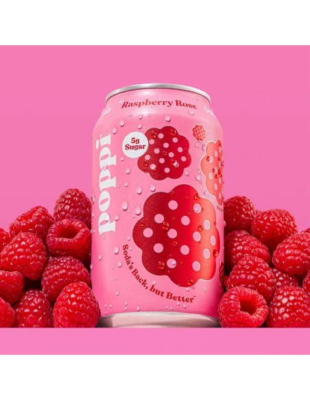 Poppi Prebiotic Soda Lampone Rosa