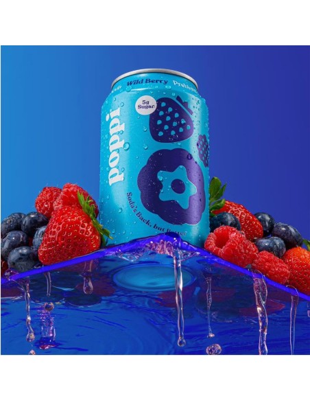 Poppi Prebiotic Soda Wild Berry