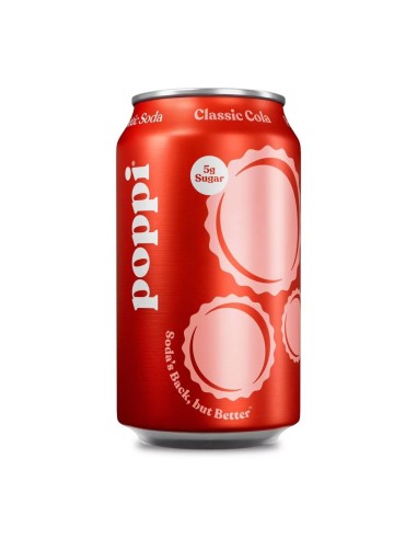 Refresco prebiótico Poppi Cola clásica