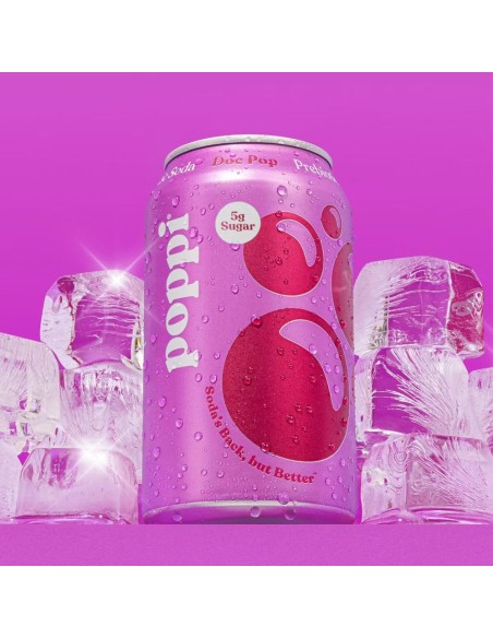 Refresco prebiótico Poppi Doc Pop