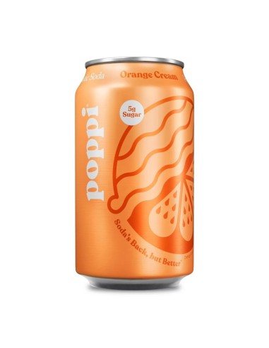 Poppi Prebiotic Soda Orange Cream