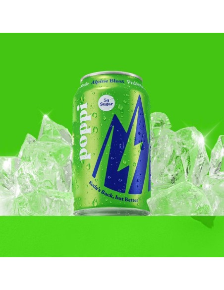 Refresco prebiótico Poppi Explosión alpina