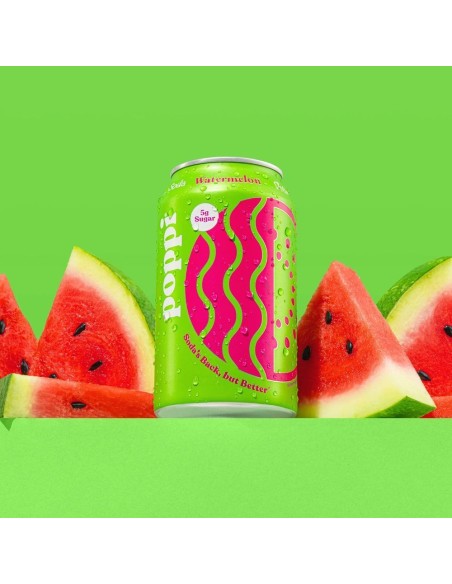 Poppi Soda Prebiótica Sandía