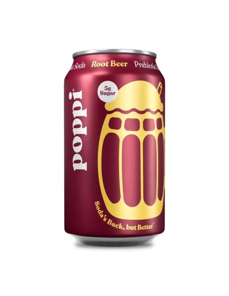 Cerveza de raíz de soda prebiótica Poppi