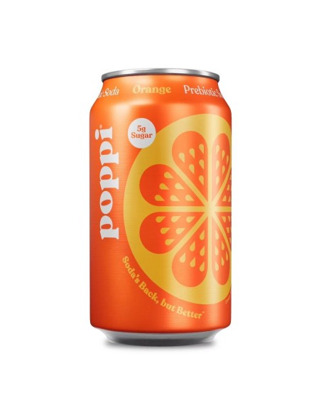 Refresco prebiótico Poppi Naranja