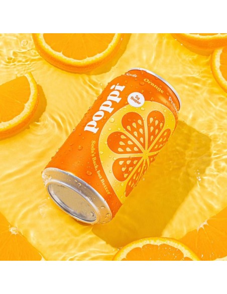Refresco prebiótico Poppi Naranja