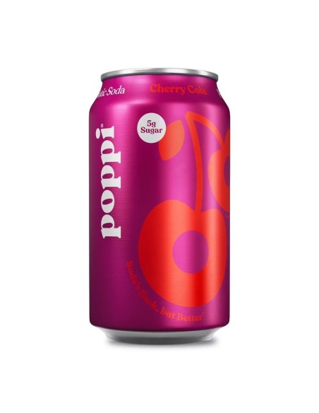 Refresco prebiótico Poppi Cherry Cola