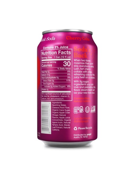 Poppi Prebiotic Soda Cherry Cola