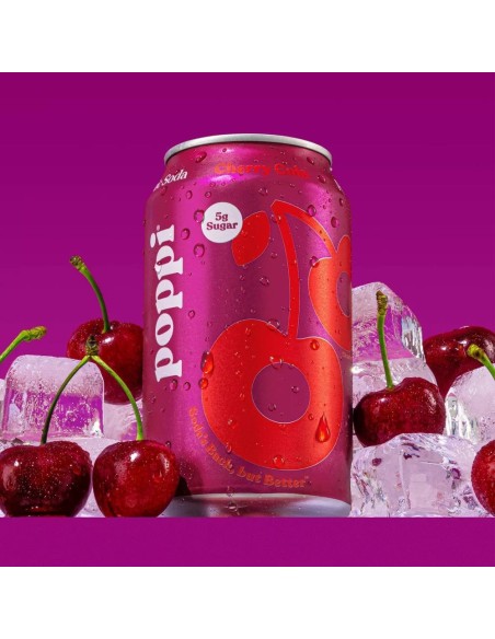 Poppi Prebiotic Soda Cherry Cola