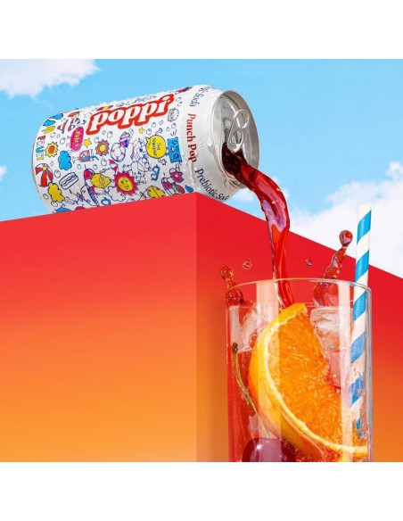 Poppi Refresco prebiótico Ponche Pop