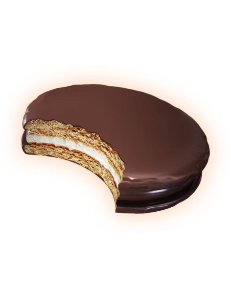 Pastel de luna de chocolate