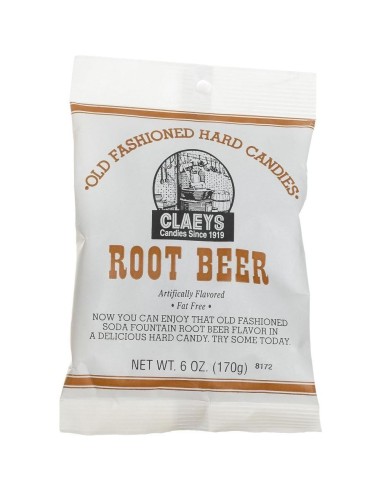 Cerveza de raíz con caramelos duros Claeys