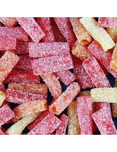 Bocados de ponche ácido con mezclas tropicales