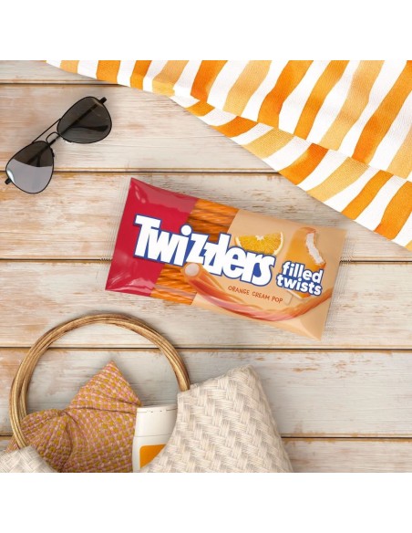 Twizzlers Orange Cream Pop Filled Twists