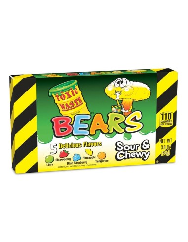 Toxic Waste Bears Sour & Chewy 85g