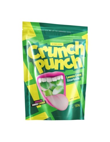 Crunch Punch Lemon Lime Starballs 50g