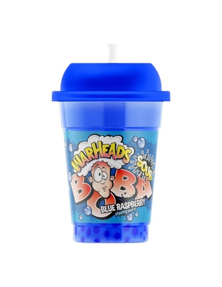 Warheads Sour Boba Frambuesa Azul