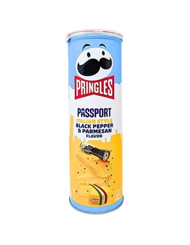Pringles Passport Estilo Italiano Pimienta Negra y Parmesano