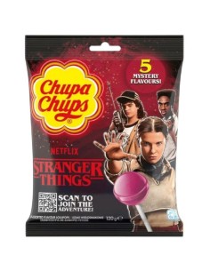 Chupa Chups Stranger Things con il lato destro in alto x10