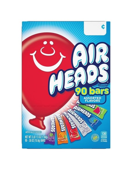 Confezione Airheads assortita da 90 barrette
