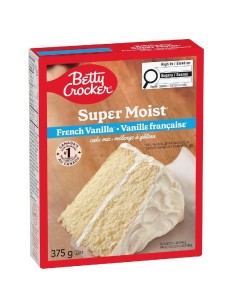 Mezcla para pastel de vainilla Betty Crocker Super Moist French Vanilla | Pop’s America