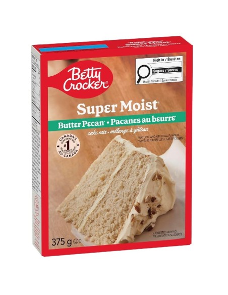 Mezcla para pastel de nuez y mantequilla súper húmeda Betty Crocker