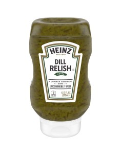 Heinz Dill Relish 375 ml – Condimento de pepinillos en vinagre americano | Pop's America