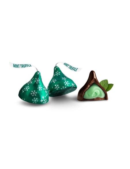 Hershey's Christmas Kisses Trufa de menta