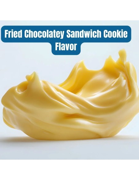 Pretzels de galleta sándwich con chocolate frito de la Feria Estatal Flipz