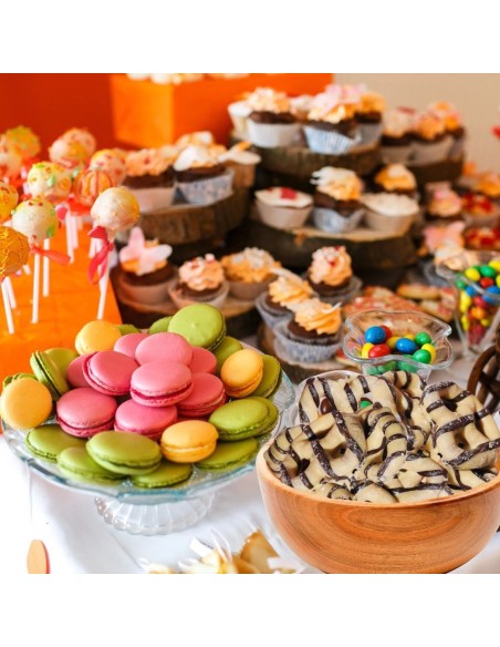 Pretzels de galleta sándwich con chocolate frito de la Feria Estatal Flipz