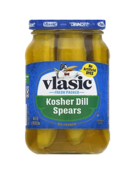 Lanzas de eneldo kosher Vlasic 473 ml
