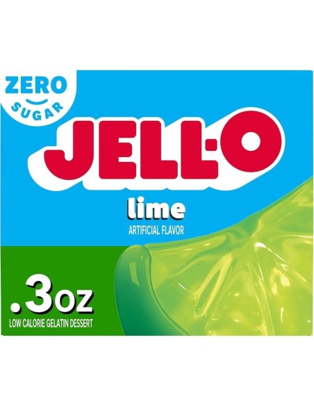 Jell-O Gelée Lime Zero Sugar