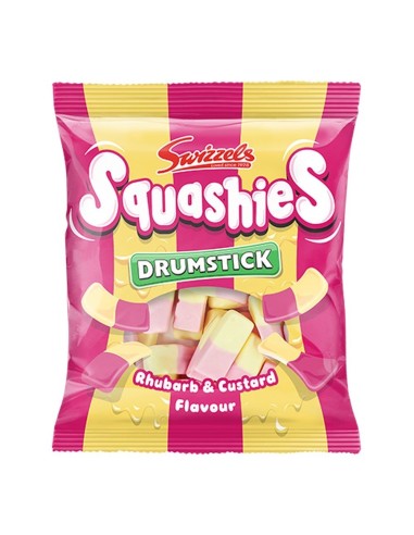 Swizzels Squashies Drumstick Rhubarb & Custard
