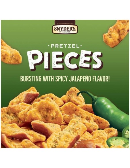 Pezzi di pretzel Jalapeño di Snyder