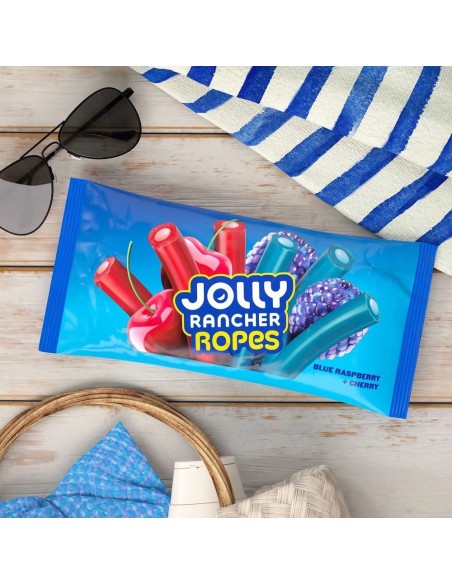 Jolly Rancher Ropes Frambuesa azul y cereza