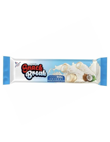 Like Home Snack Break Wafer Roll Coconut