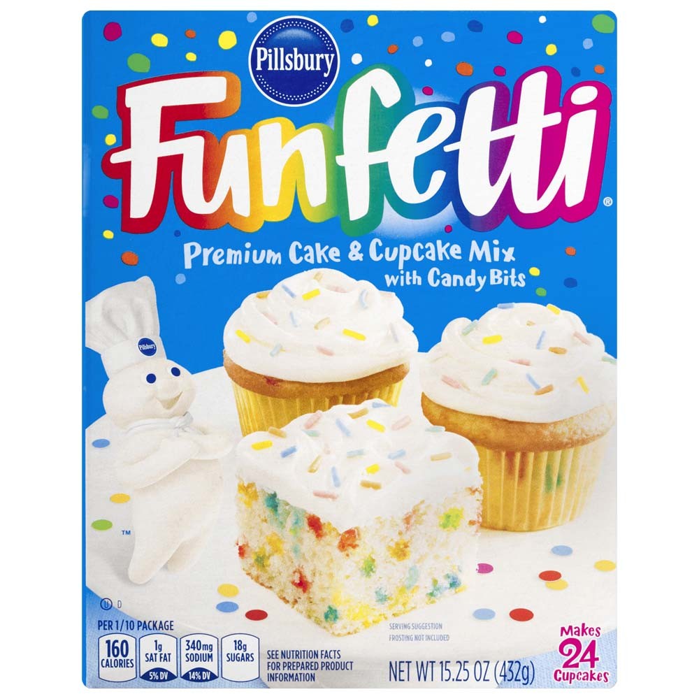 Pastel Pillsbury y Cupcake Funfetti