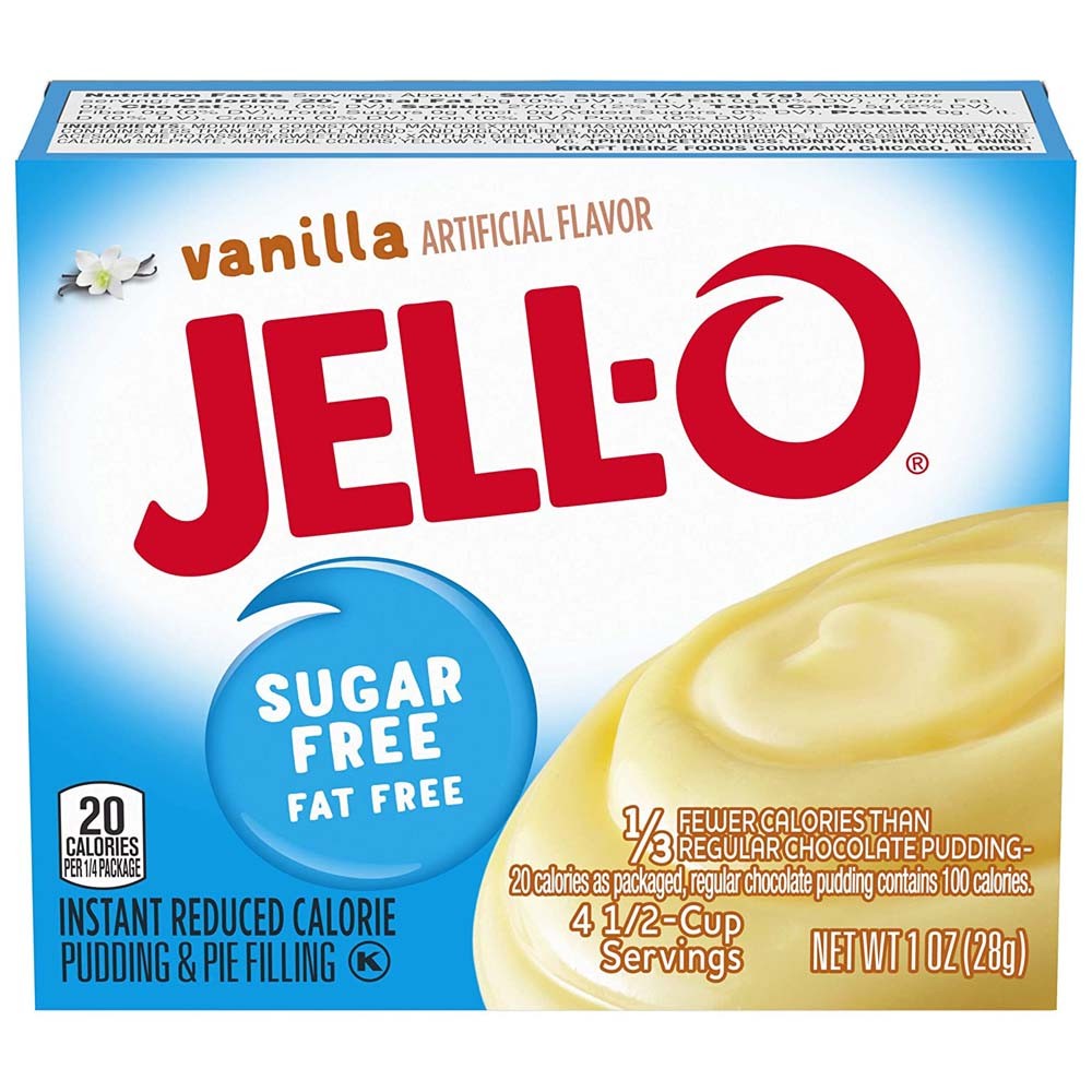 Pudín de vainilla sin azúcar Jell-O
