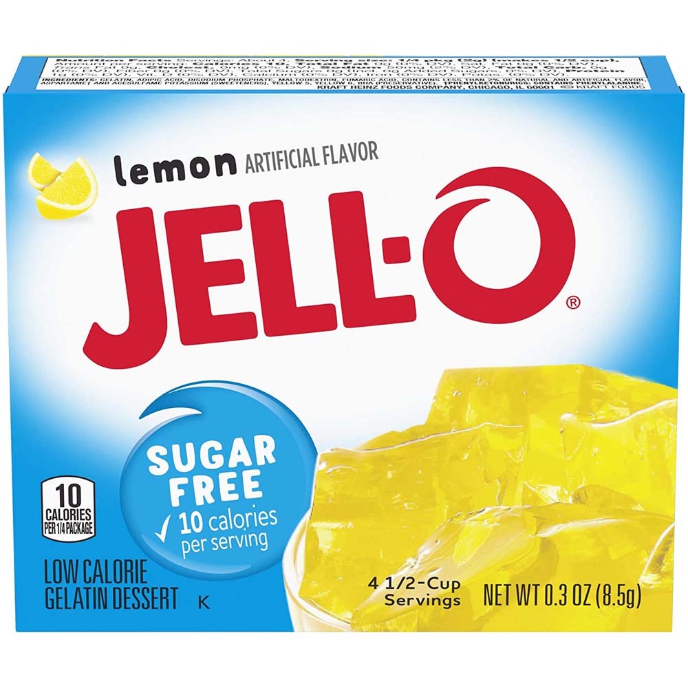 Jell-O Gelée Lemon sans sucre