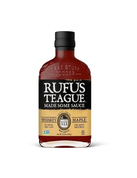 Salsa BBQ al whisky d'acero Rufus Teague