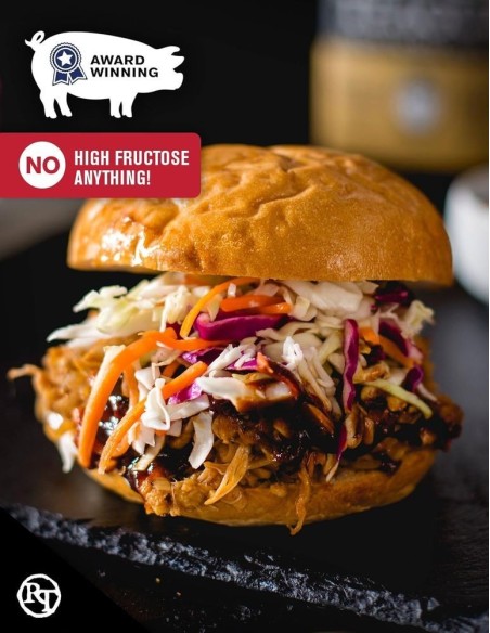 Salsa BBQ al whisky d'acero Rufus Teague