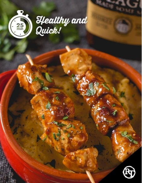 Salsa BBQ al whisky d'acero Rufus Teague