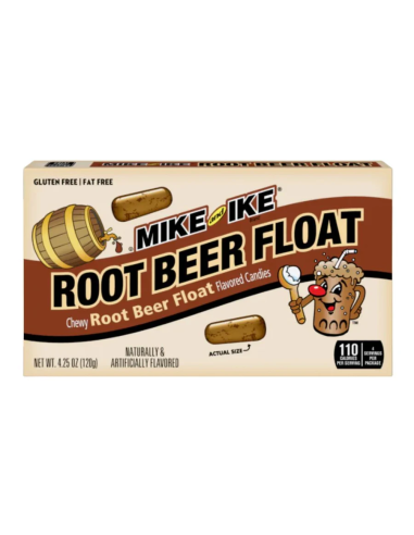 Flotador de cerveza de raíz Mike e Ike