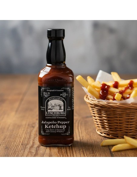 Ketchup storico al peperoncino Jalapeño di Lynchburg da Jack Daniel's