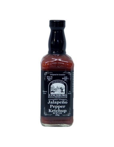 Ketchup storico al peperoncino Jalapeño di Lynchburg da Jack Daniel's