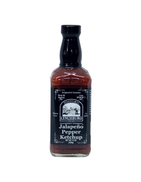 El histórico kétchup de jalapeño de Lynchburg en Jack Daniel's