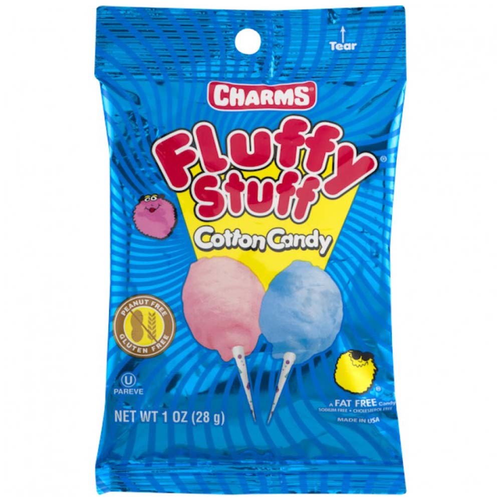 Charms Fluffy Stuff Cotton Candy Mini