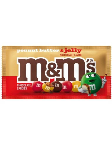 M&M's de mantequilla de maní y mermelada