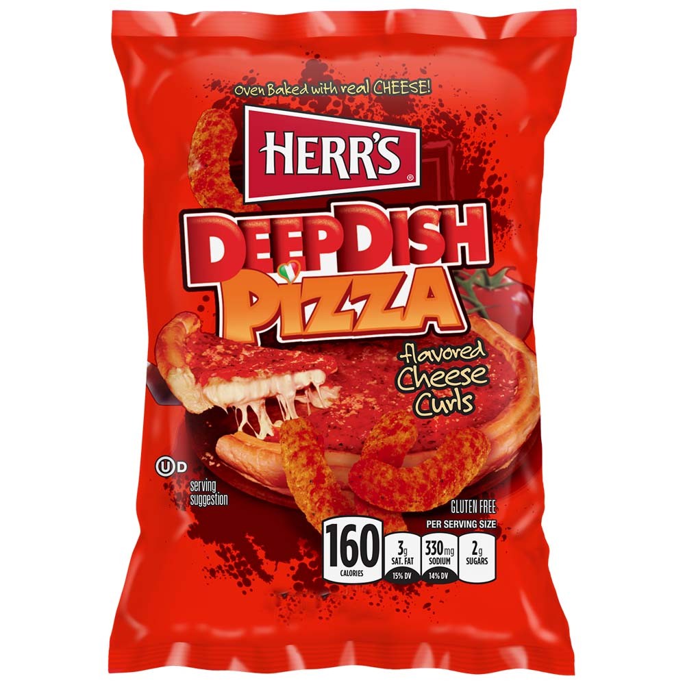 Herr's Deep Dish Pizza Curls 198g