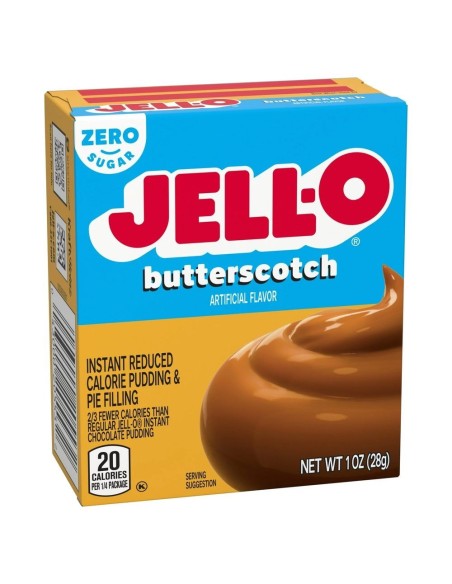 Jell-O Instant Pudding & Pie Filling Butterscotch Zero Sugar